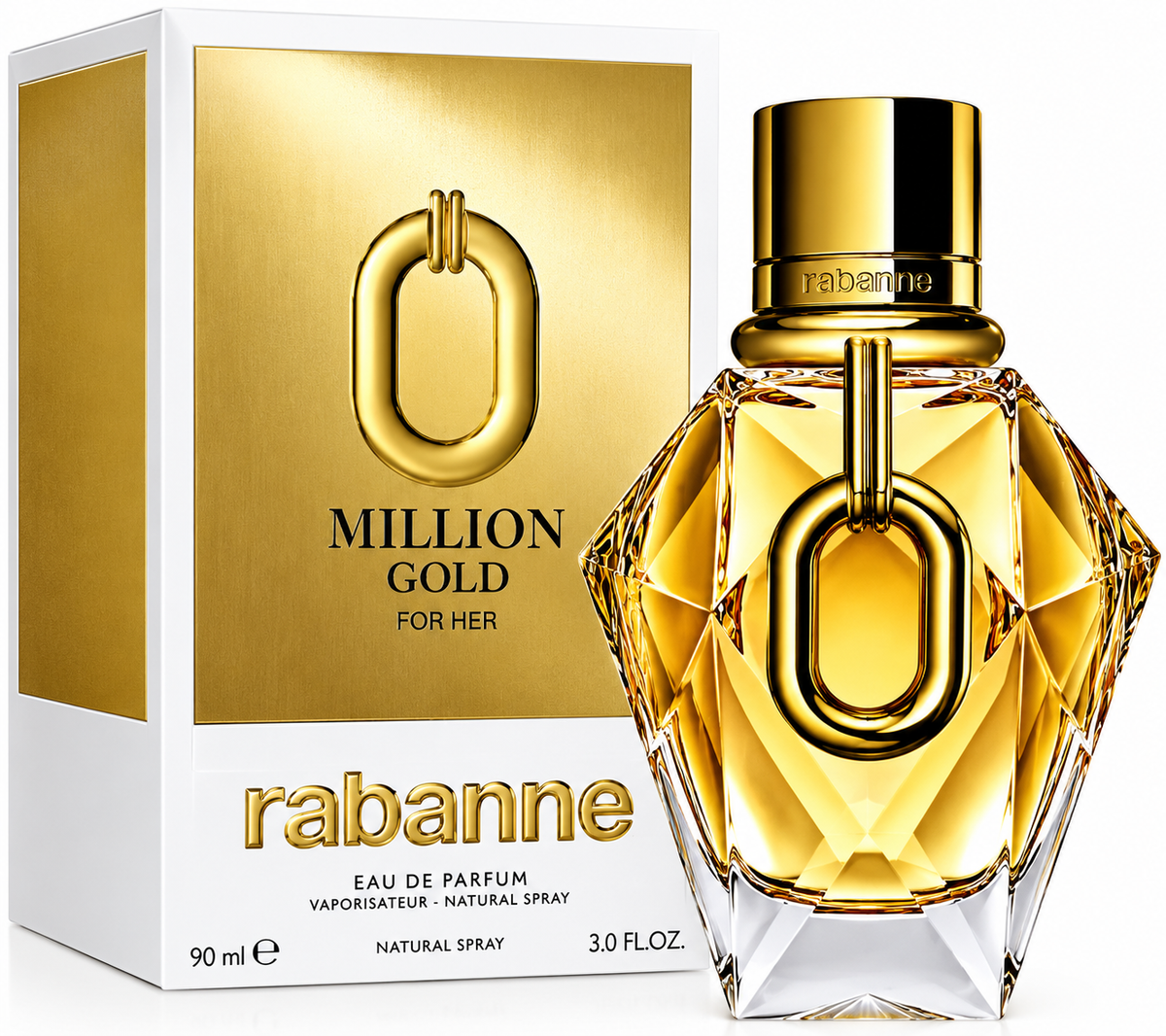 Rabanne Million Gold For Her Eau de Parfum – 3.0 oz / 90 ml