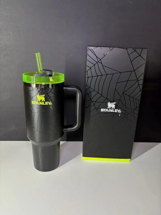 Stanley Halloween Quencher H2.0 FlowState™ Tumbler 40 OZ – Web Glow Spider Web