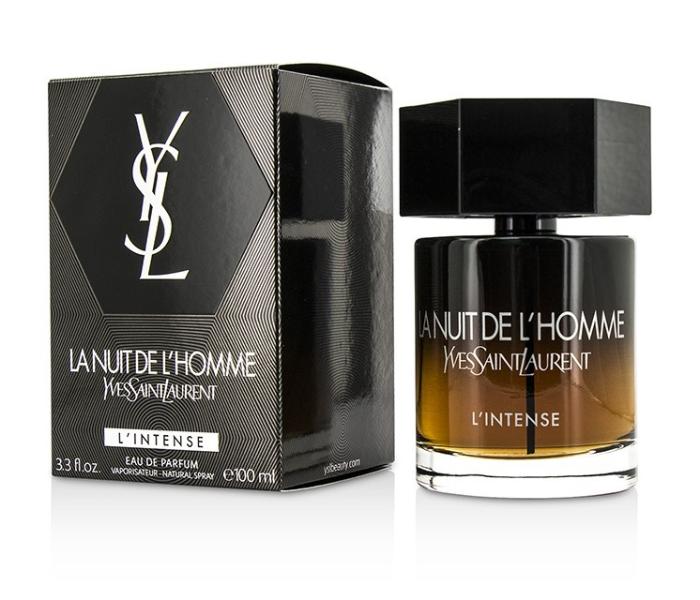 YSL La Nuit de L’Homme L’Intense 3.3 oz 100 ml Eau de Parfum bottle and box